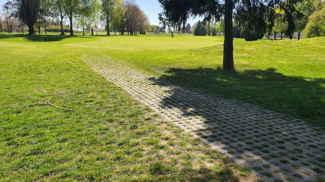 stabilised golf cart path